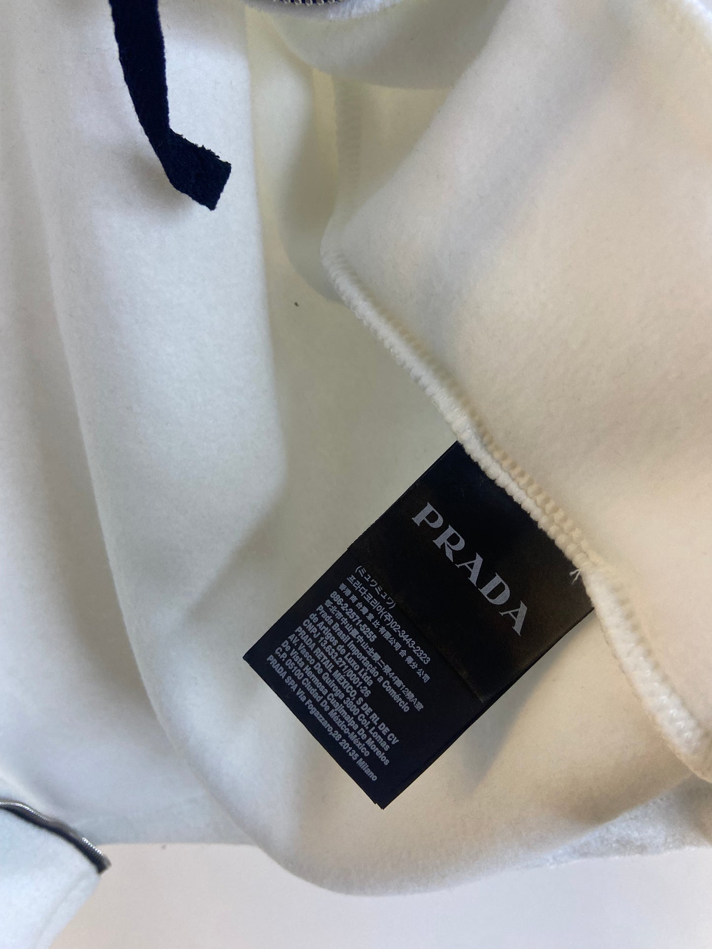 Prada zip-up hoodie