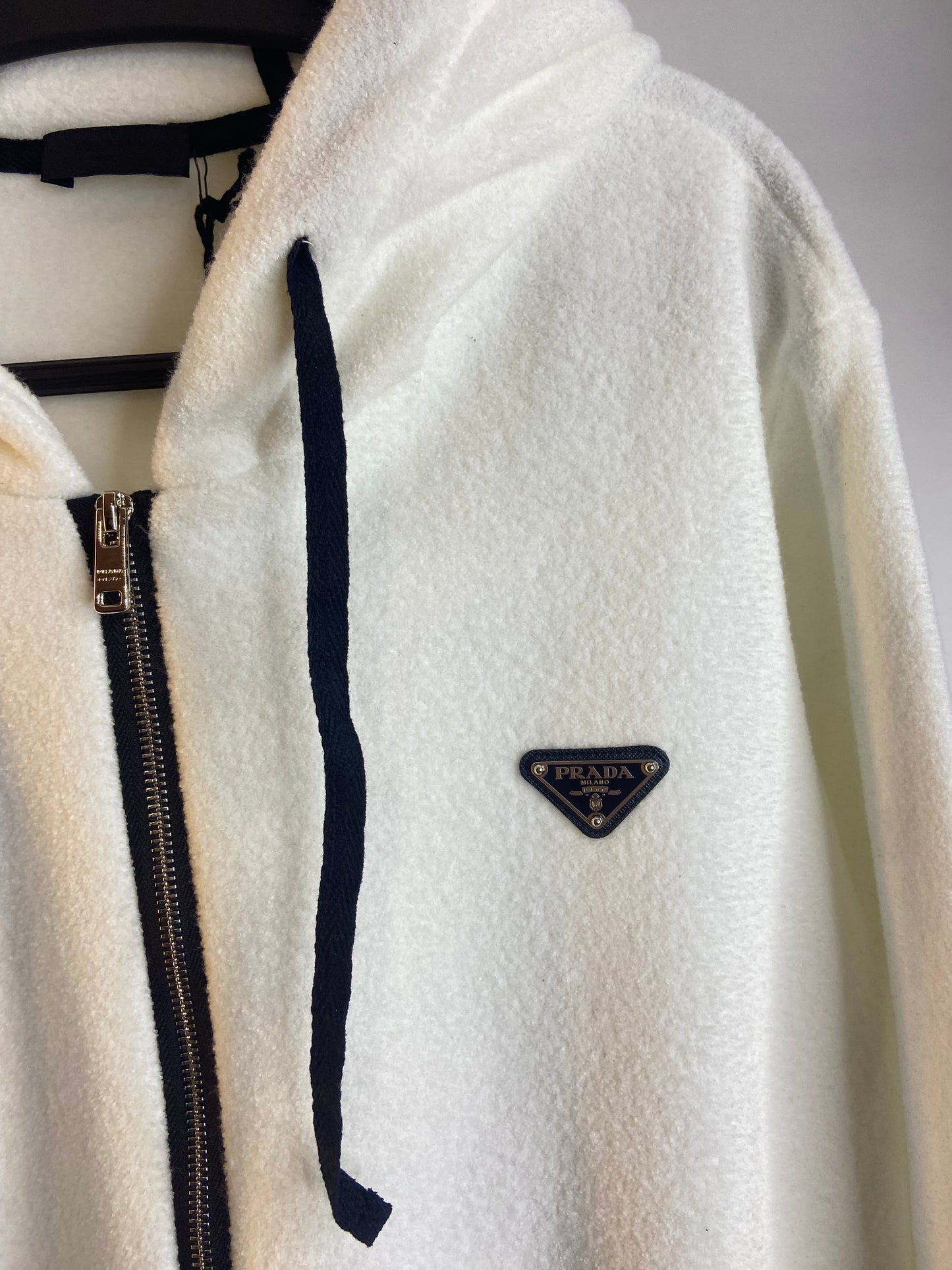 Prada zip-up hoodie