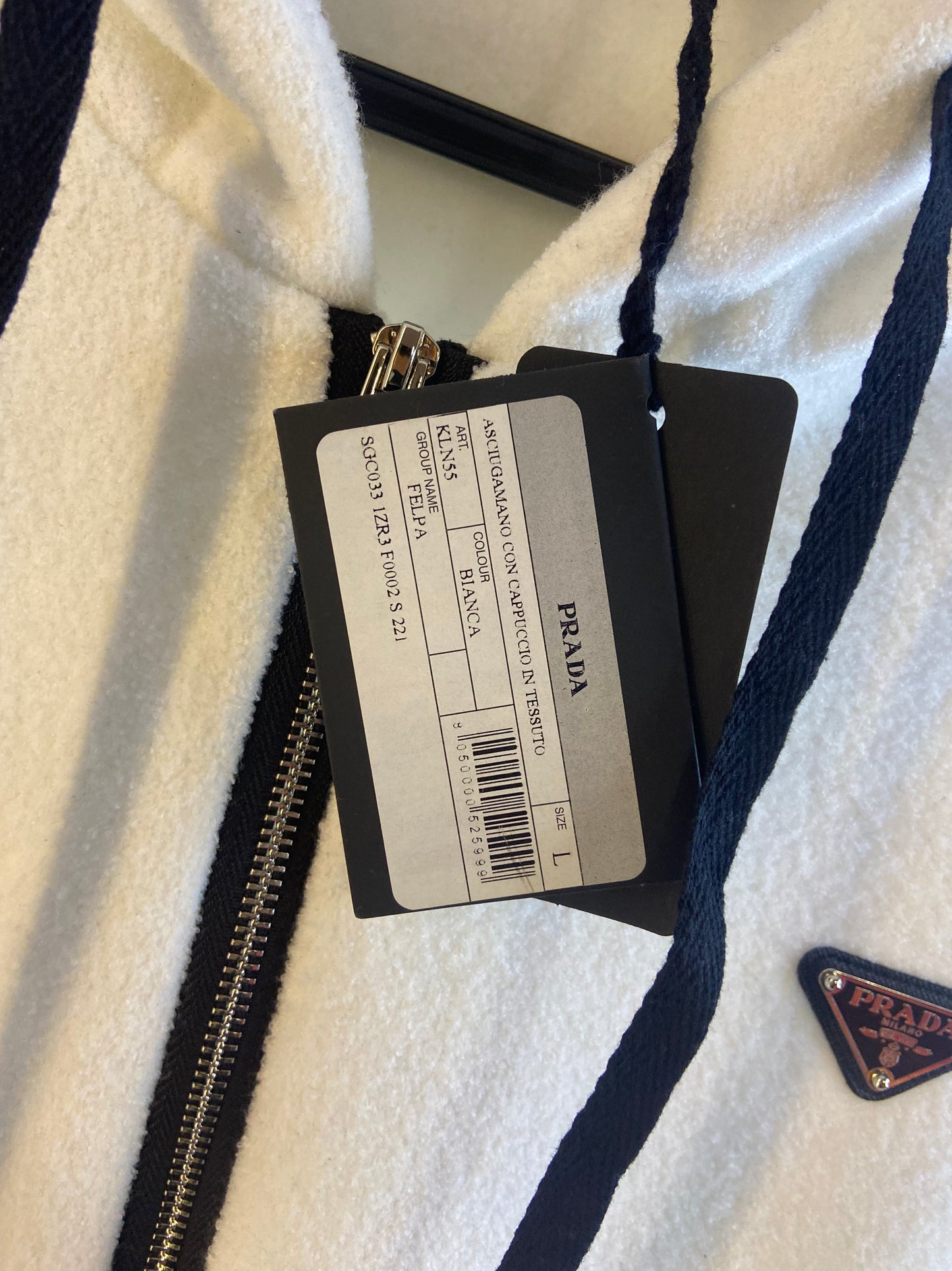 Prada zip-up hoodie