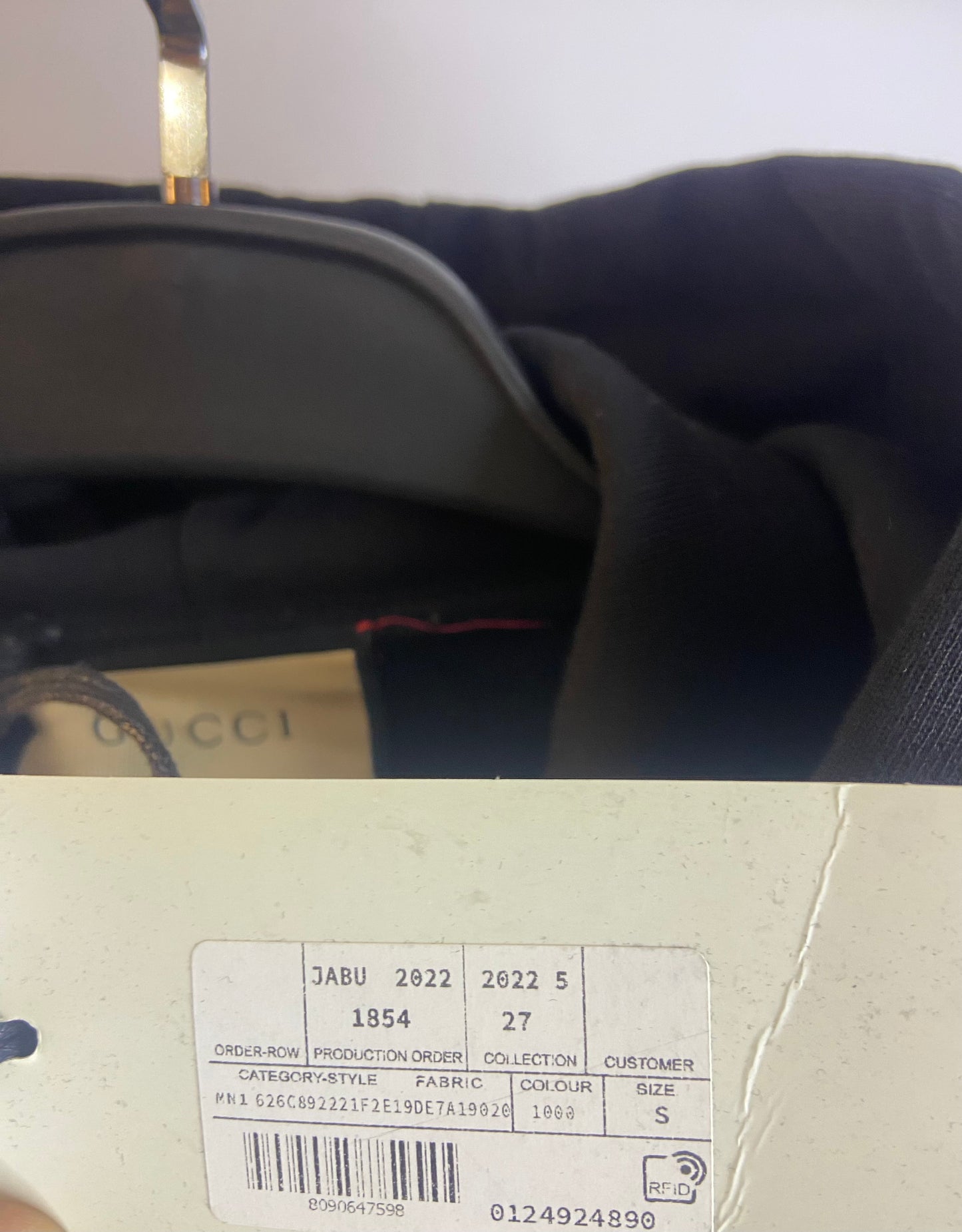 Gucci blade logo hoodie