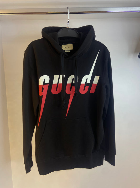 Gucci blade logo hoodie